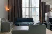Common Space Comfy and Stunning Studio Apartment at Citylofts Sudirman By Travelio