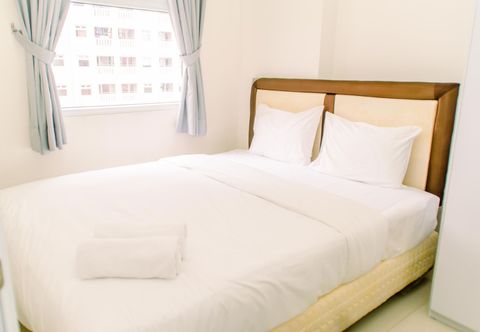 Bedroom Modern Look 2BR Apartment Green Pramuka City near Mall By Travelio
