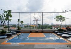 Fitness Center 6 Stylish Living Studio at Apartment Taman Melati Surabaya By Travelio