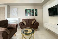 Lobi Cozy 2BR at Newton Residence Apartment Bandung By Travelio