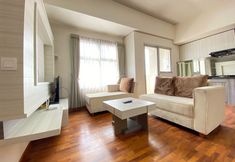 Lobby 4 Spacious Luxury 3BR Apartment at Newton Residence Bandung By Travelio