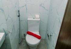 In-room Bathroom 5 Elegant Studio at Pacific Garden Apartment near Alam Sutera By Travelio