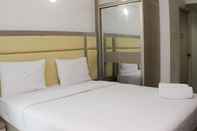 ห้องนอน Simply and Cozy Studio at Grand Sentraland Karawang Apartment By Travelio