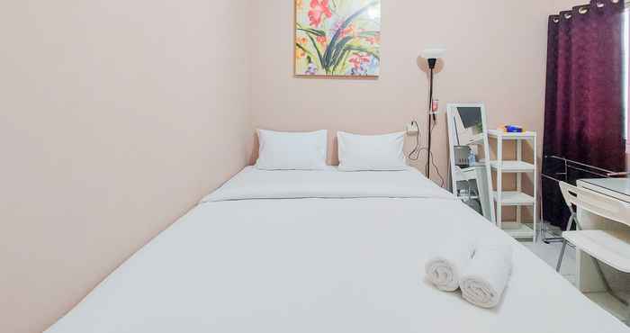 Bedroom Cozy and Comfortable Studio at Aeropolis 3 Apartment By Travelio