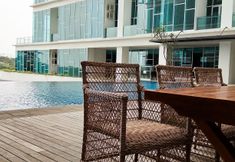 Swimming Pool 6 Best Price and Warm 1BR Brooklyn Apartment near IKEA Alam Sutera by Travelio