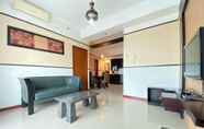 Lobby 3 Spacious Bohemian 2BR Apartment at Marbella Suites Dago Pakar Bandung By Travelio