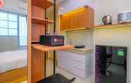 Bedroom 3 Cozy and Simply Studio 29th Floor at Evenciio Margonda Apartment By Travelio