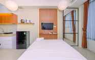 Bedroom 2 Cozy and Simply Studio 29th Floor at Evenciio Margonda Apartment By Travelio