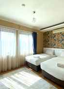 BEDROOM Cozy and Good Furnished 3BR at Grand Setiabudi Apartment By Travelio