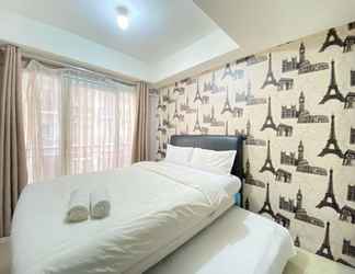 Bilik Tidur 2 Homey and Good Studio Furnished at Grand Asia Afrika Apartment By Travelio