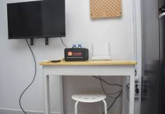 Common Space 2 Homey and Comfort Studio at Amethyst Apartment By Travelio