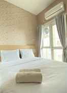 BEDROOM Well Designed and Tidy Studio Apartment at Taman Melati Jatinangor By Travelio