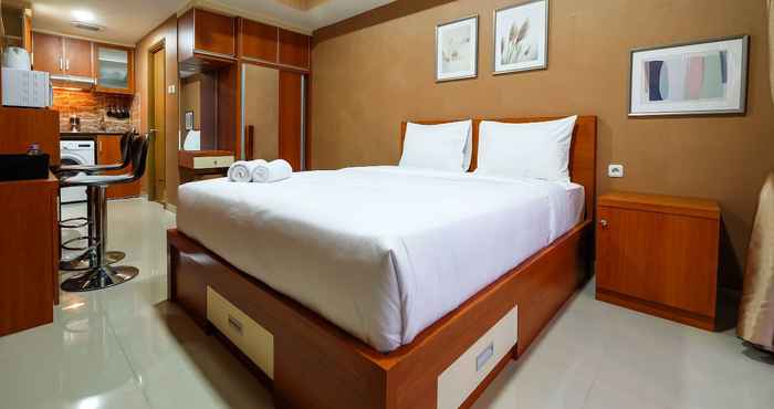 Bedroom Well Equipped & Good Studio at The Oasis Apartment Cikarang By Travelio