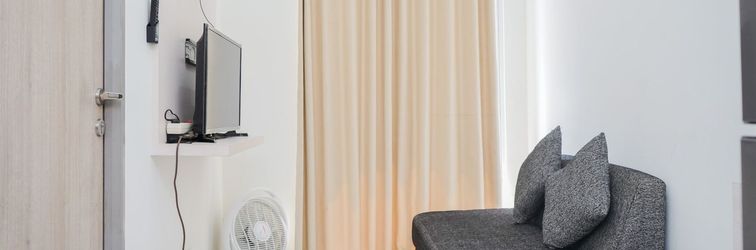 Lobby Nice and Comfort 1BR at Akasa Pure Living BSD Apartment By Travelio