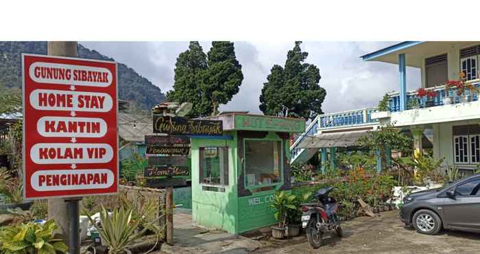 Bangunan Pemandian dan Penginapan Gunung Sibayak 