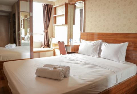 寝室 Simply and Cozy Studio at Cinere Bellevue Suites Apartment By Travelio