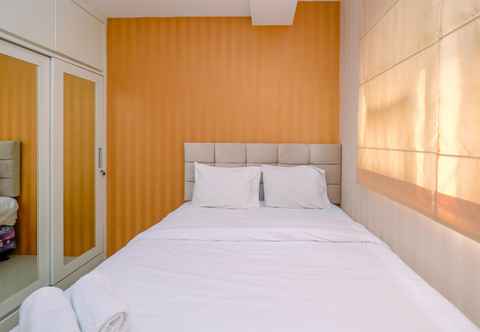 Bedroom Cozy and Comfort 2BR at Signature Park Grande Apartment By Travelio