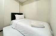 Bedroom 2 Homey 2BR at Gateway Pasteur Apartment By Travelio