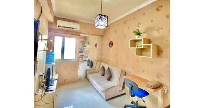 Kamar Tidur Green Pramuka Apartment by Welcome Property