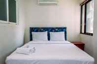 ห้องนอน Homey and Warm 1BR at Cervino Village Casablanca Apartment By Travelio