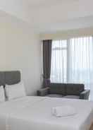 BEDROOM Strategic and Wonderful Studio Menteng Park Apartment By Travelio