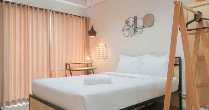 Kamar Tidur Cozy Studio Apartment at Patraland Amarta By Travelio