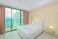 Kamar Tidur Elegant and Nice Studio Apartment at Nine Residence By Travelio