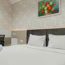 Bedroom 1 Patraland Amarta By Travelio의 멋진 스튜디오 아파트, NDARU Pemancingan 호텔