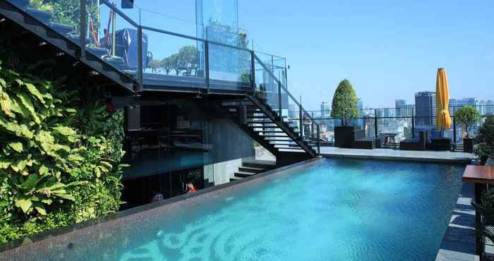 สระว่ายน้ำ The Rixx Luxury Apartment - Ben Thanh AA