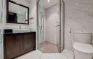 In-room Bathroom 5 1BR Bali Style Luxury Apartment at BRANZ BSD City by Travelio