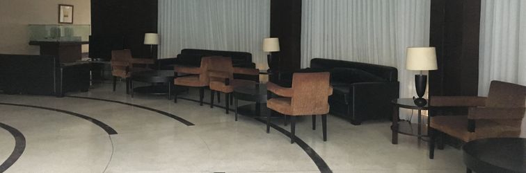 Lobby Comfort Living 2BR Apartment at Braga City Walk By Travelio