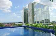 Swimming Pool 2 Simply and Comfort Studio Room at Mataram City Apartment By Travelio