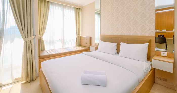 Bedroom Fully Furnished and Comfortable Studio at Menteng Park Apartment By Travelio