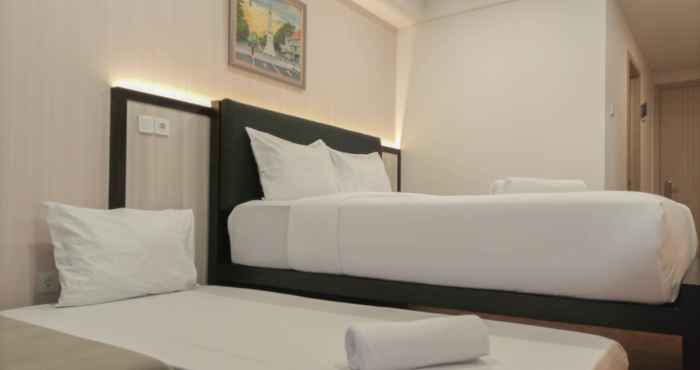 ห้องนอน Comfy and Elegant Studio Mataram City Apartment By Travelio