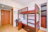 Bedroom Modern & Minimalist Staycation Newly Renovated Studio Apartment at Margonda Residence 3 By Travelio