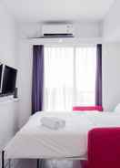 BEDROOM Comfy and Nice Studio Room at Sky House BSD Apartment By Travelio