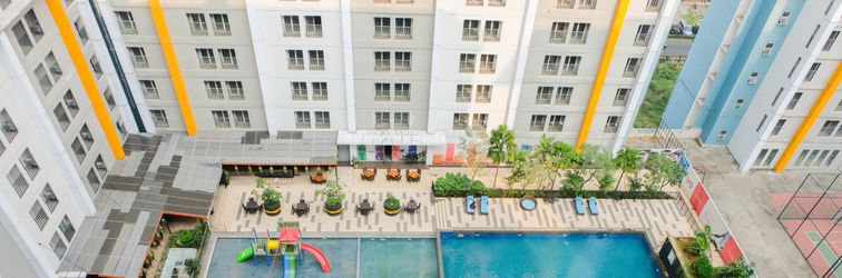 ล็อบบี้ Cozy and Nice Studio at Paramount Skyline Serpong Apartment By Travelio