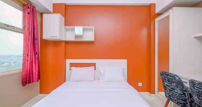 Kamar Tidur Cozy Stay and Warm Studio Apartment Margonda Residence 2 By Travelio