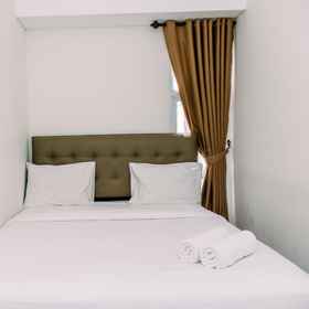 Bedroom 1 อพาร์ตเมนต์ Akasa Pure Living BSD 1BR พร้อมเฟอร์นิเจอร์ครบครัน โดย Travelio, โรงแรม & ที่พัก Wangsa Serpong