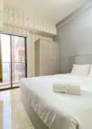 BEDROOM Bright Studio Room Tamansari Panoramic Apartment By Travelio