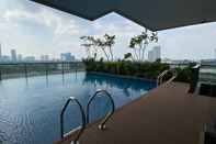 Swimming Pool Cozy and Beautiful 2BR Samara Suites Apartment By Travelio