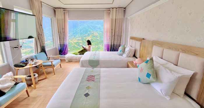 Kamar Tidur Muong Hoa Valle Hotel