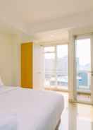 BEDROOM Comfy and Best Deal Studio at Menteng Park Apartment By Travelio