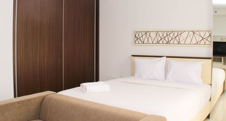 Kamar Tidur 2 Cozy Studio Apartment at Azalea Suites By Travelio