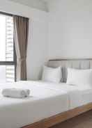 BEDROOM High Floor and Homey 2BR at Sky House BSD Apartment By Travelio