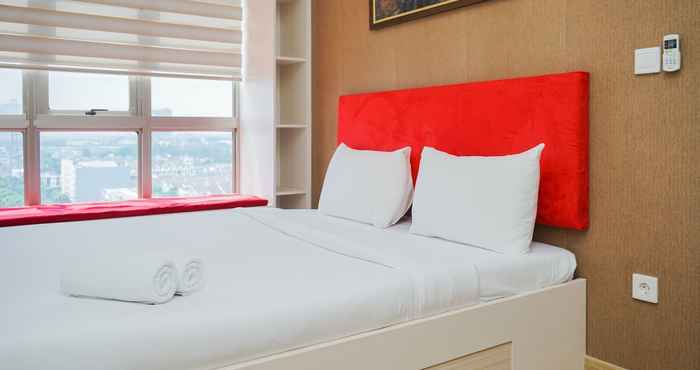 Bedroom Fully Furnished and Cozy 1BR at M-Town Signature Apartment By Travelio