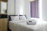 Kamar Tidur Comfy and Elegant 1BR Apartment at Northland Ancol Residence By Travelio