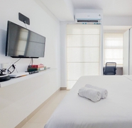 Bedroom 2 Minimalist and Comfy Studio at Serpong Garden Apartment By Travelio