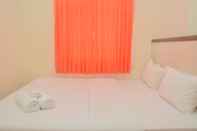 Bedroom Best Deal and Comfy 2BR at Green Pramuka City Apartment By Travelio