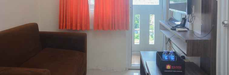 Lobi Best Deal and Comfy 2BR at Green Pramuka City Apartment By Travelio
